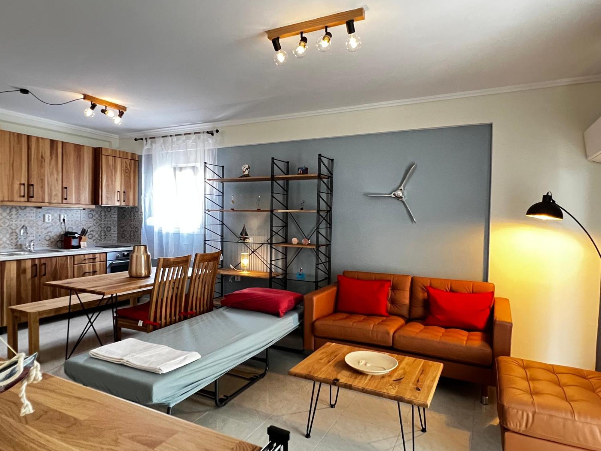 Steel & Oak Vintage Apartments Kavala Bagian luar foto